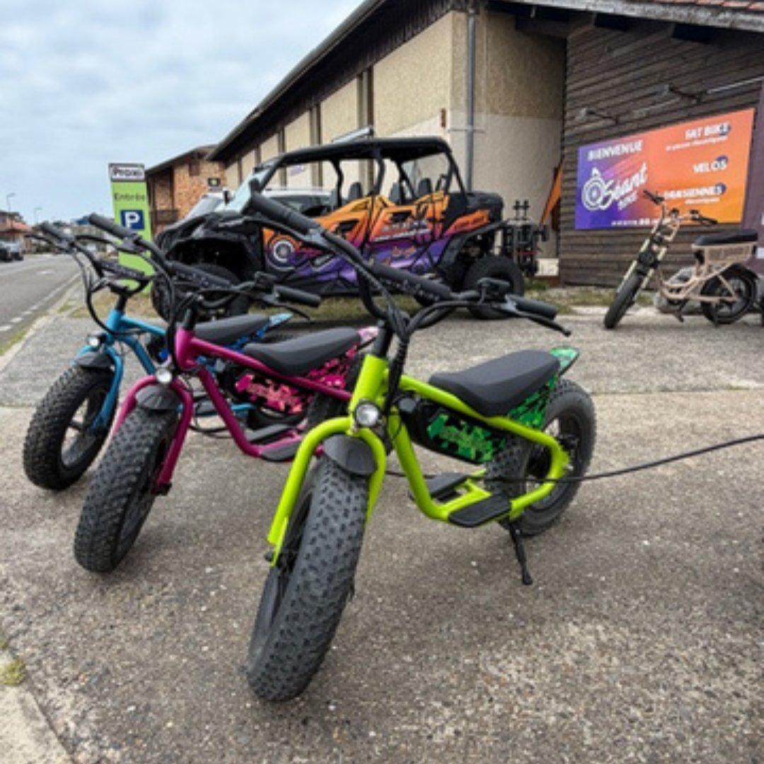 Location et Vente de vélos, trottinettes, skate et fatbikes à Soustons pour vos
